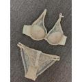 Set bikini reggiseno coppa coppa stampo in pizzo in stock