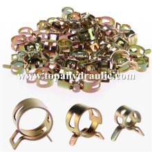 Adjustable cable exhaust pipe leak repair sash clamp