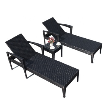 High Quality Swimming Pool Rattan Lounge Chair