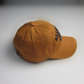 Brown Soft Textile Fabric Patch Sports Cap