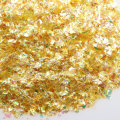 500g bunt glitzerndes Zuckerpapier Nagelflocken Pailletten Spielzeug für Kinder Schleim Schlammfüller Dekoration Material Zubehör