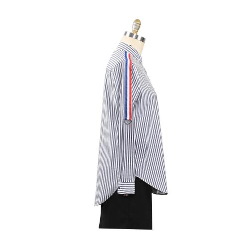 New Blouse Women Casual Striped Top Shirts Blouses