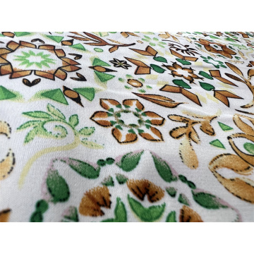 Textile Polyester 50D Spandex Satin Printed Fabric