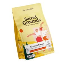 Reusable Zipper Small Aluminum Coffee Bags for 500g Roasted Coffee Beans Packaging