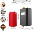 3kw Mini Electric Tankless Instant Warm Heater Water Heater Dengan Layar LCD Untuk Dapur Rumah Cuci Us Us Steker 110V