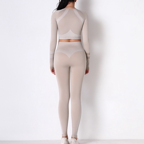 Lång ärm Activewear yogaset