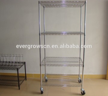 adjustable grid wire modular shelving and storage cubes with wheels