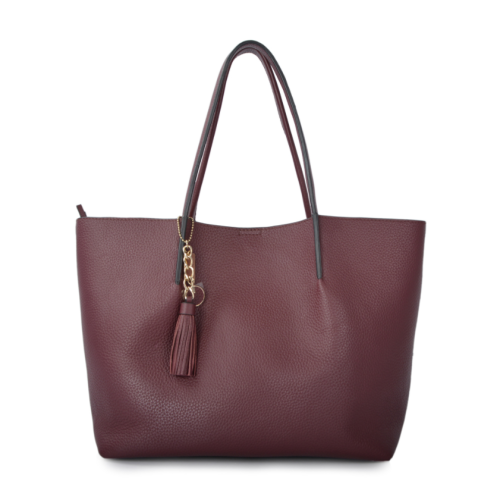 Borsa a tracolla bordeaux per donna