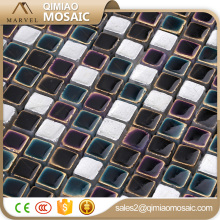 Colored Square Painting Resin Tile Ceramic Mosaic Swimming Pool Tile