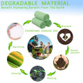 퇴비화 가능한 옥수수 전분 플라스틱 개 똥 가방