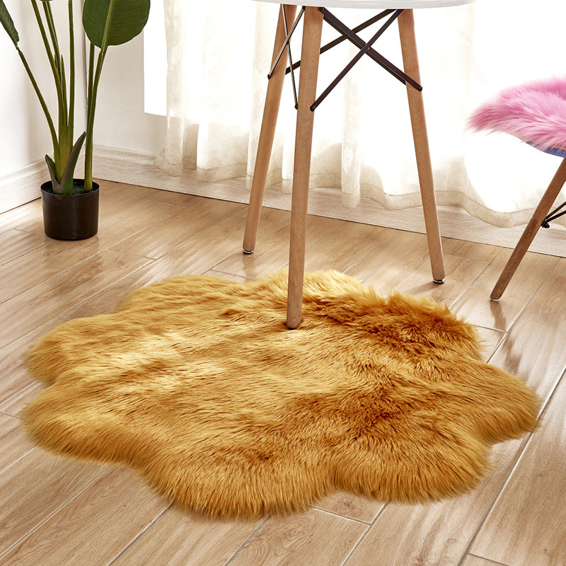 DEQI Kids Room Floor Carpets Modern Area Rugs Non-Slip Fluffy Flooring Carpet Rugs for Bedroom Living Room