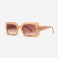 Square Angular-cutting Acetate Women's Sunglasses