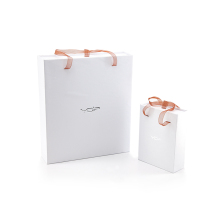 jewelry gift box with ribbon handle