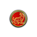 Pin de insignia de tigre de animales malditos