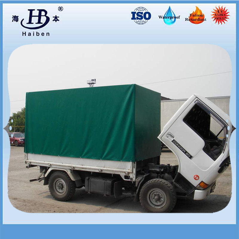 Lisse double bâche enduite de pvc pour camion