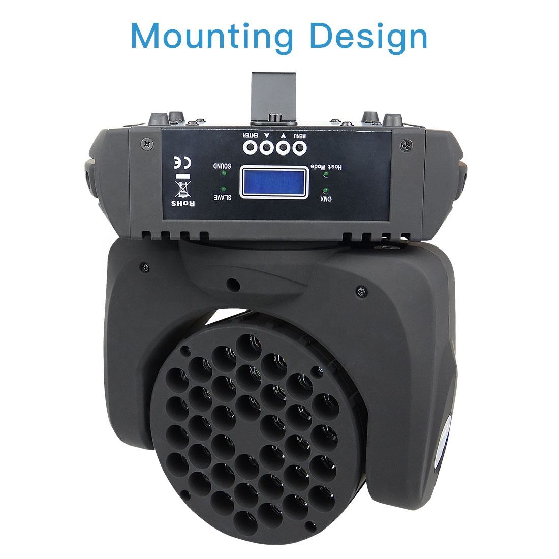 Stage lighting LM108 rgb emitting color 36X3W  moving head  light DJ disco Euro American warehouse delivery ready to ship