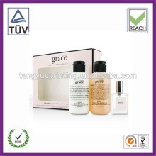 Transparent Boxes Packing skin creams/shampoos/shower gels