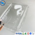 Thermoforming transparent customizable food grade PET