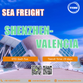 Διεθνές θαλάσσιο φορτίο από το Shenzhen στην Ισπανία της Βαλένθια