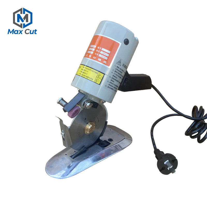 Electric Cloth Cutter Round Knife Leather Cutting Machine