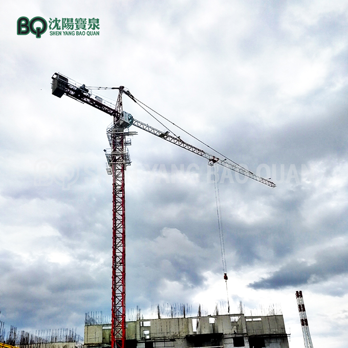 10t Topkit Tower Crane Horizontal Jib Tower Crane