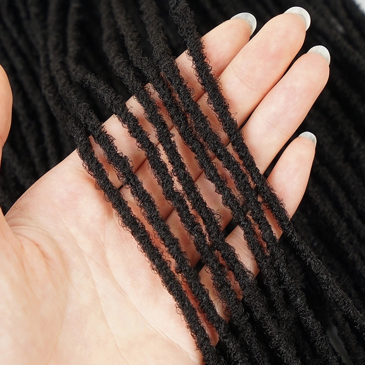 beyond beauty braiding hair micro crochet hair faux locs curly felt dreadlock extension hair locs