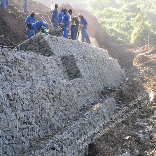 90x110mm Heavy Hexagonal Wire Mesh Gabion