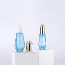 Refillable 60ml Diamond Cut Lotion Bottle - Luxury Perfume Container