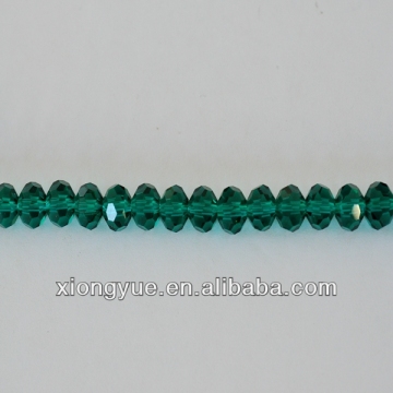 Wholesale jewelry glass green round beads 6mm