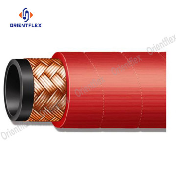 Steel wire braided steam hose