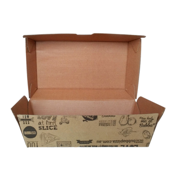 Corrugated burger box kraft burger box