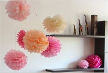 Paper flower Pompom