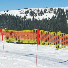 Wholesale Ski Resort Safety Nets - Red Fence Plastic Ski Safety Net
