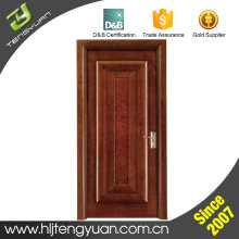 Country Style Glued Laminated Timber Classic Solid Inter Wood Doors