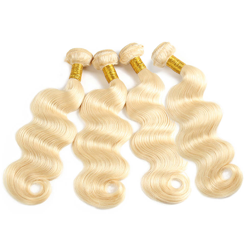MEGALOOK 40 Inch Virgin Easy Single Silk Weft Honey Blonde Wholesale Brazilian Knot Hair Extensions South Africa