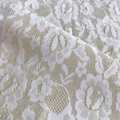 Poly Bonded Lace Fabric Knitted