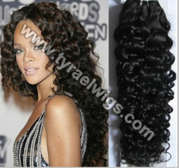 Hot sale in stock human hair weft 100% malaysian hair