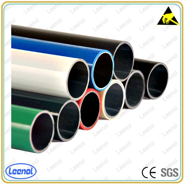 Plastic coated lean pipe /lean tube/for automobile production line