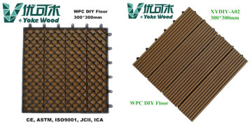 Durability WPC DIY decking floor