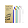 Environmentally Friendly Reusable Glass Drinking Straws