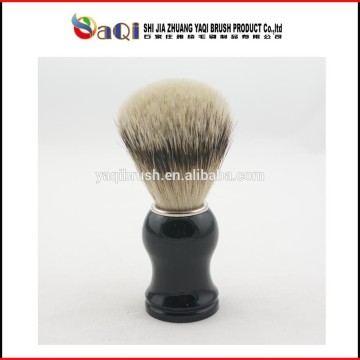 silvertip badger shaving brush;black resin handle shaving brush;badger hair shaving brush