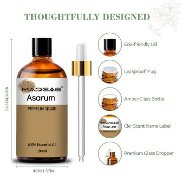 Hot Selling 100% Pure Asarum AsariRadix Et Rhizoma Oil Soap Candle Massage