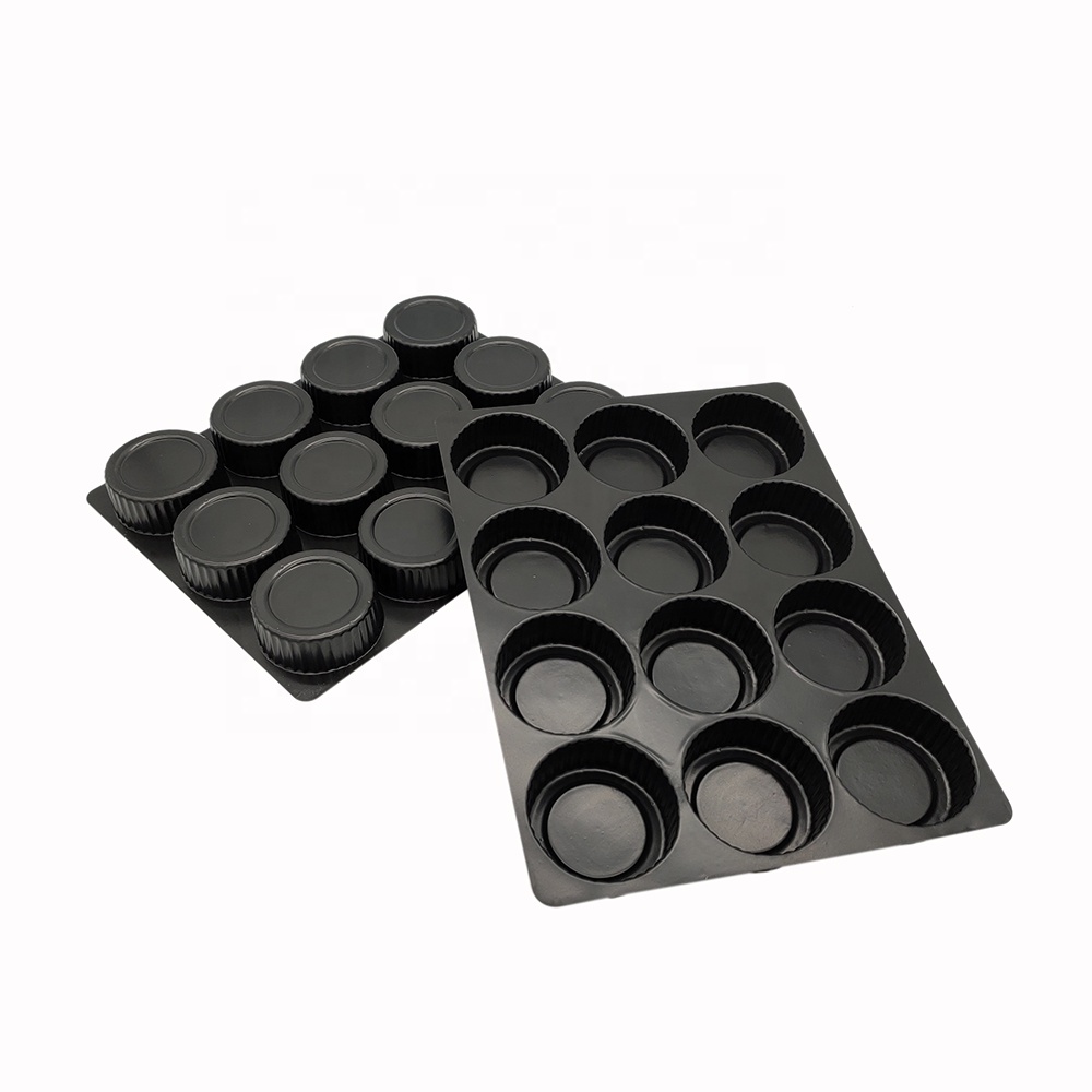 Termoformande matförpackning Mufin Blister Tray Plastic Plastic