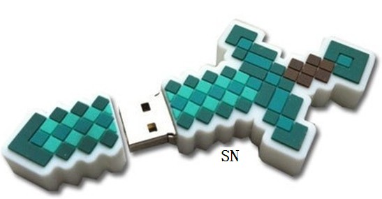 China Wholesale Minecraft Creeper Usb Disk Pickaxe Usb Memory Sword Usb Drive Minecraft Gift 4gb 8gb 16gb 32gb 64gb Cartoon Usb High Quality Wholesale Minecraft Creeper Usb Disk Pickaxe Usb Memory Sword