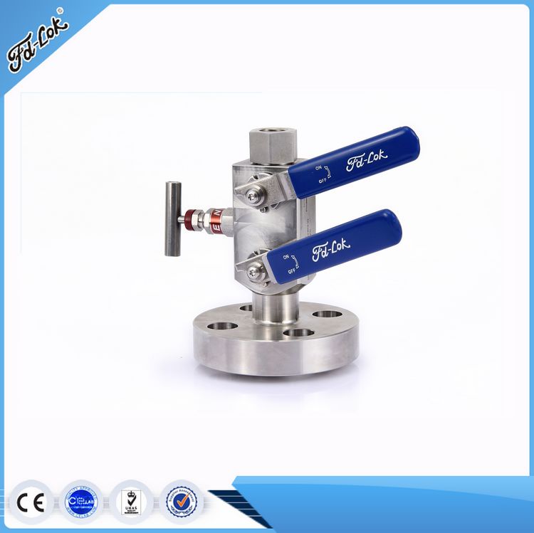 stainless steel double block and bleed valve /DBB valve/Monoflange valve