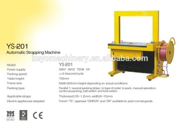 Automatic carton box strapping machine