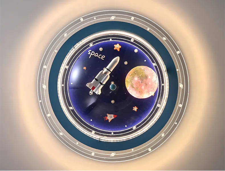 Unique Space Rocket Ceiling Light for Boys′ Bedrooms