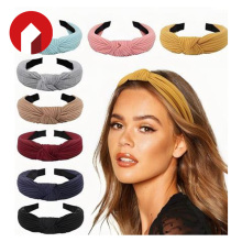 Knitted fabric hair band