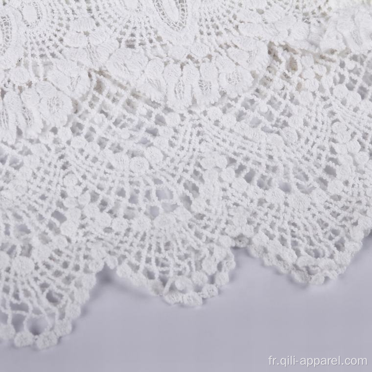 Coton Crochet Beach Cover Up White Wear Maillots de bain
