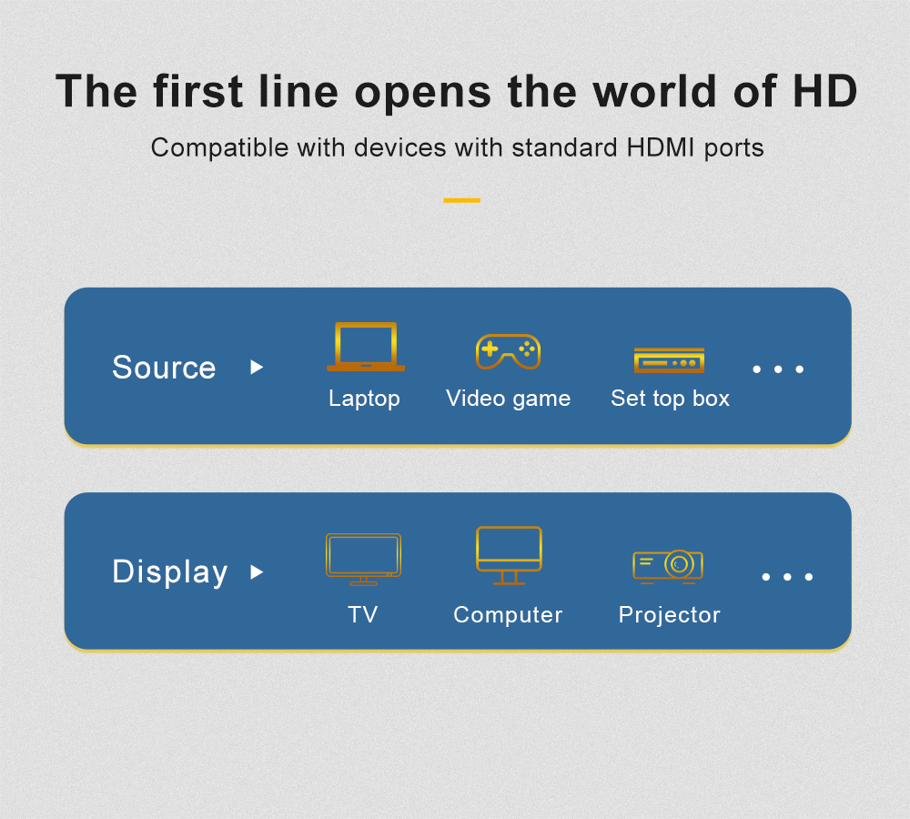 La primera línea abre el mundo de HD The first line opens the world of HD